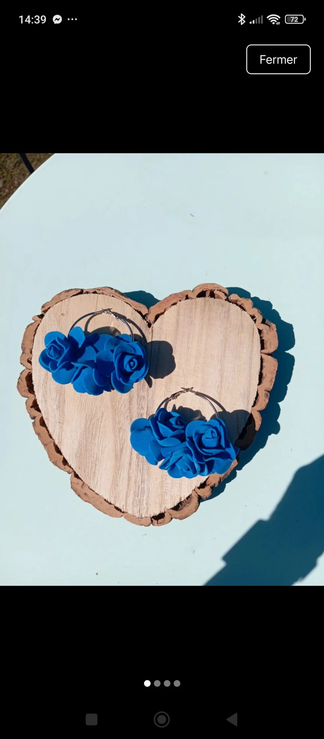 Aretes azul real – photo 2